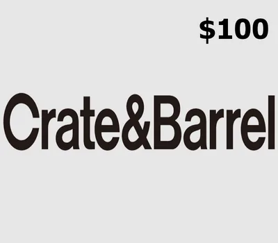 Crate and Barrel $100 Gift Card US — лицензионный ключ