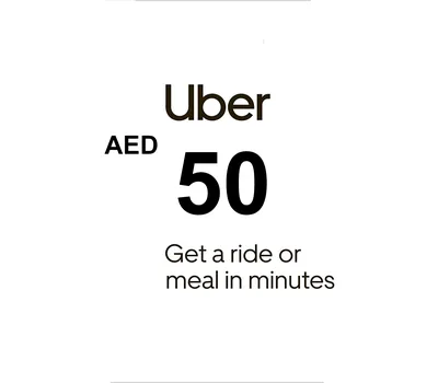 Uber 50 AED AE Gift Card — лицензионный ключ