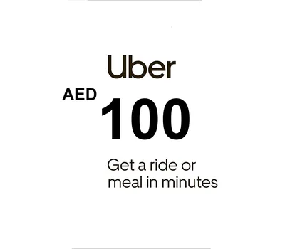 Uber 100 AED AE Gift Card — лицензионный ключ