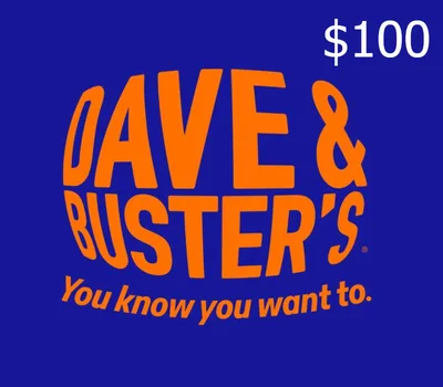 Dave & Buster's $100 Gift Card US — лицензионный ключ