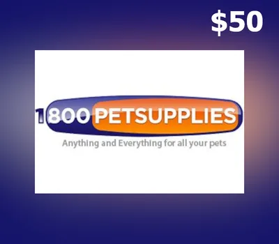 1-800-PetSupplies $50 Gift Card US — лицензионный ключ