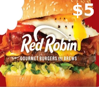 Red Robin $5 Gift Card US — лицензионный ключ