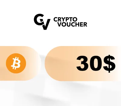 Crypto Voucher (BTC) USD 30 Gift Card US — лицензионный ключ