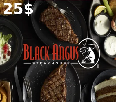 Black Angus Steakhouse $25 Gift Card US — лицензионный ключ