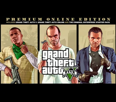 Grand Theft Auto V: Premium Online Edition & Great White Shark Card Bundle Steam Account — лицензионный ключ