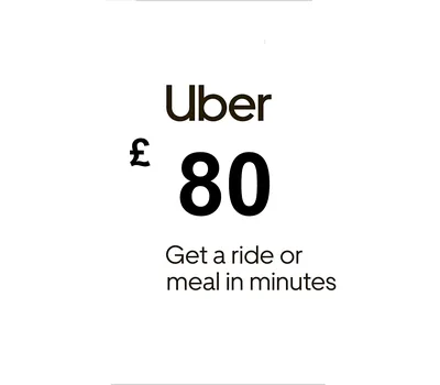 Uber £80 UK Gift Card — лицензионный ключ