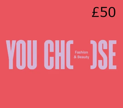 YouChoose Fashion & Beauty Digital GBP 50 Gift Card UK — лицензионный ключ