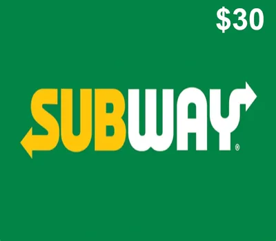 Subway $30 Gift Card US — лицензионный ключ