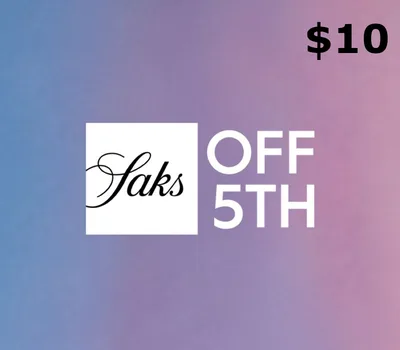 Saks OFF 5TH $10 Gift Card US — лицензионный ключ