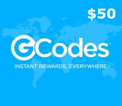 GCodes® Global Merchandise $50 Gift Card US — лицензионный ключ