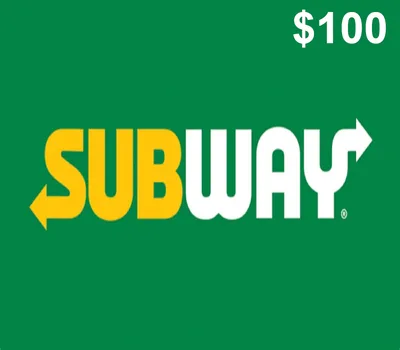 Subway $100 Gift Card US — лицензионный ключ
