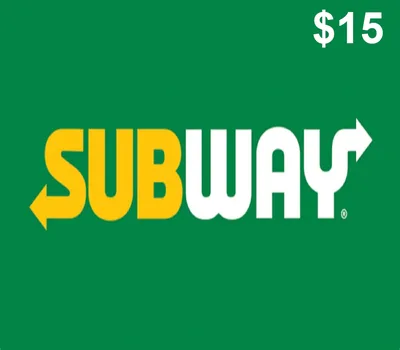 Subway $15 Gift Card US — лицензионный ключ