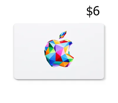 Apple $6 Gift Card US — лицензионный ключ