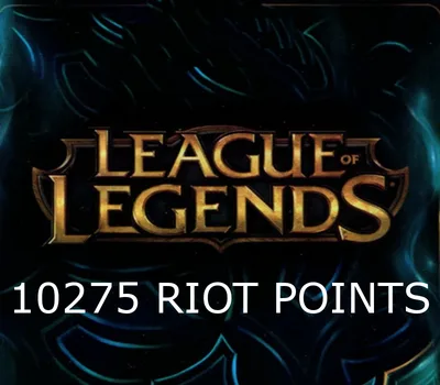 League of Legends 10275 RP Prepaid Card TR — лицензионный ключ