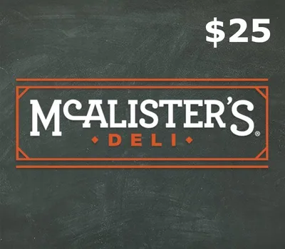 McAlisters $25 Gift Card US — лицензионный ключ