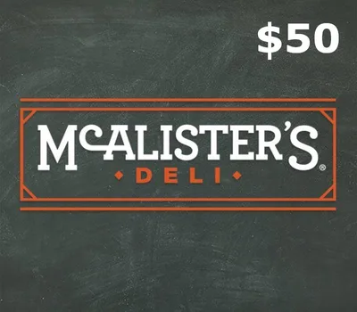 McAlisters $50 Gift Card US — лицензионный ключ