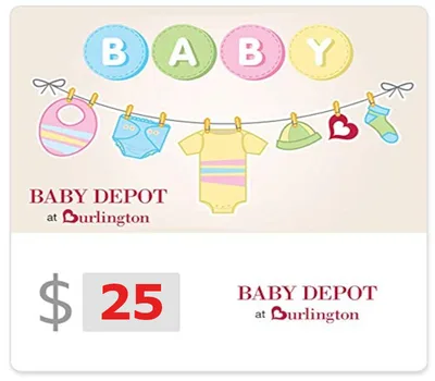 Baby Depot at Burlington $25 Gift Card US — лицензионный ключ