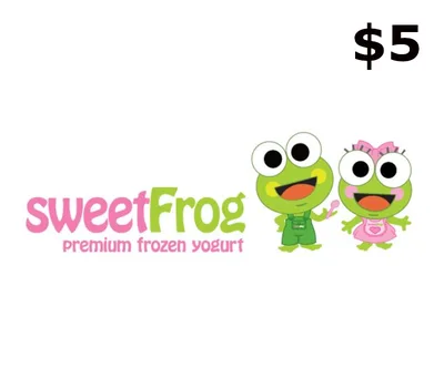 SweetFrog Frozen Yogurt $5 Gift Card US — лицензионный ключ