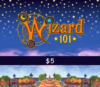 Wizard101 USD 5 Gift Card US — лицензионный ключ