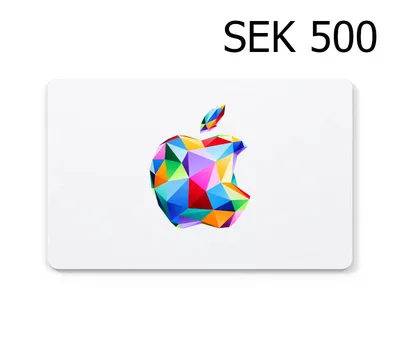 Apple 500 SEK Gift Card SE — лицензионный ключ