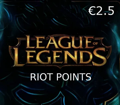 League of Legends 2.5 EUR Prepaid RP Card EU — лицензионный ключ