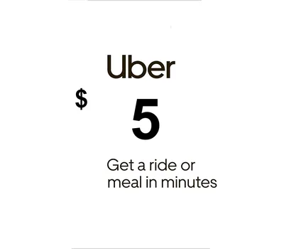 Uber $5 US Gift Card — лицензионный ключ