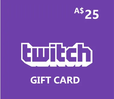Twitch A$25 Gift Card AU — лицензионный ключ