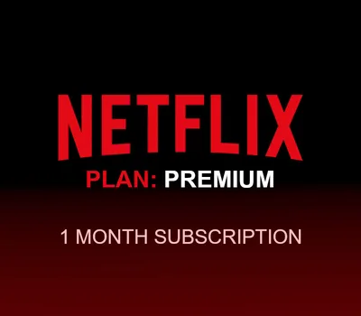 Netflix - 1 Month Premium Plan Subscription Account — лицензионный ключ