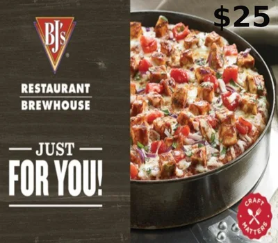 BJ's Restaurant $25 Gift Card US — лицензионный ключ
