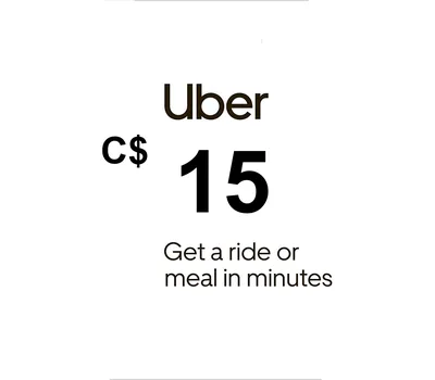 Uber C$15 CA Gift Card — лицензионный ключ