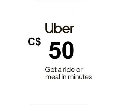 Uber C$50 CA Gift Card — лицензионный ключ