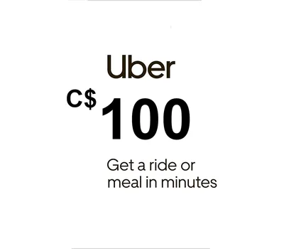 Uber C$100 CA Gift Card — лицензионный ключ