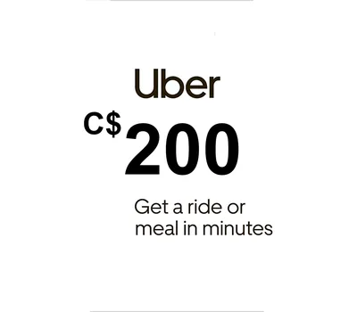 Uber C$200 CA Gift Card — лицензионный ключ