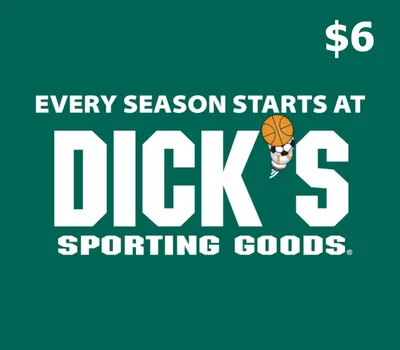 Dicks Sporting Goods $6 Gift Card US — лицензионный ключ