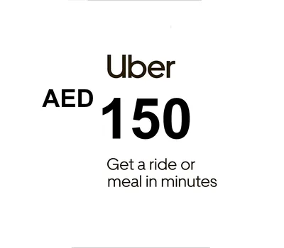 Uber 150 AED AE Gift Card — лицензионный ключ