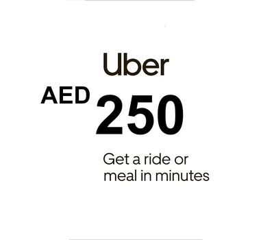 Uber 250 AED AE Gift Card — лицензионный ключ
