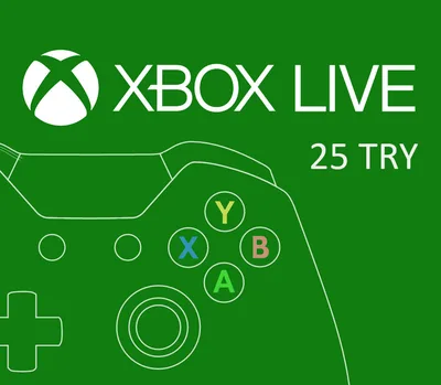 XBOX Live 25 TRY Prepaid Card TR — лицензионный ключ