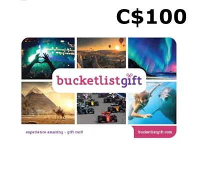 BucketlistGift C$100 Gift Card CA — лицензионный ключ
