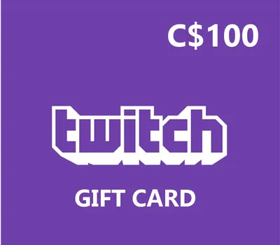 Twitch C$100 Gift Card CA — лицензионный ключ