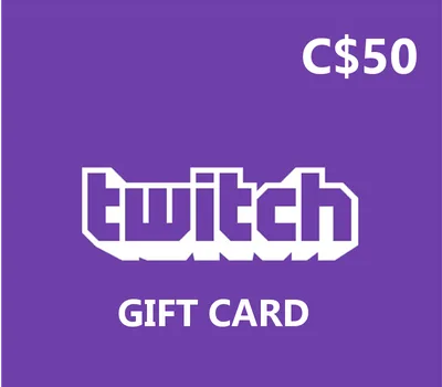 Twitch CAD 50 Gift Card CA — лицензионный ключ