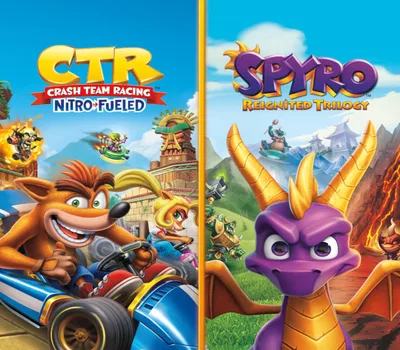 Crash Team Racing Nitro-Fueled + Spyro Game Bundle PS4 Account — лицензионный ключ