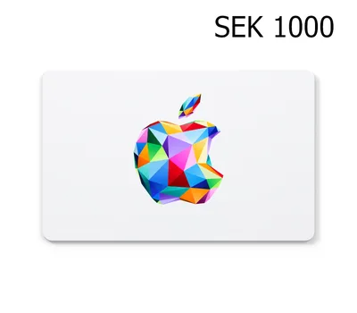 Apple 1000 SEK Gift Card SE — лицензионный ключ