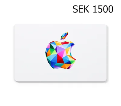 Apple 1500 SEK Gift Card SE — лицензионный ключ