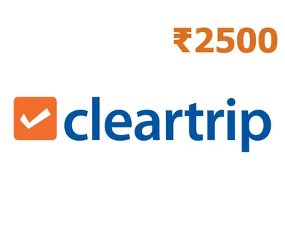 Cleartrip Flights & Hotels INR 2500 Gift Card IN — лицензионный ключ