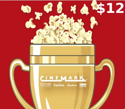 Cinemark Theatres $12 Gift Card US — лицензионный ключ