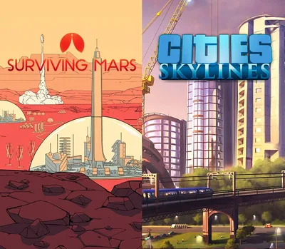 Cities: Skylines + Surviving Mars XBOX One / Xbox Series X|S Account — лицензионный ключ