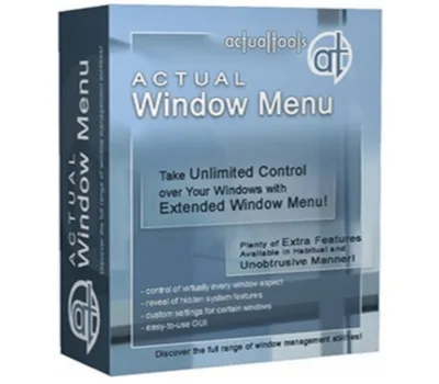 Actual Tools - Actual Window Menu 8 PC CD Key — лицензионный ключ