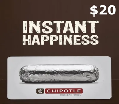 Chipotle $20 Gift Card US — лицензионный ключ