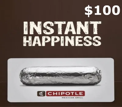 Chipotle $100 Gift Card US — лицензионный ключ