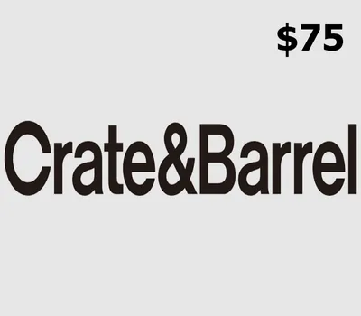 Crate and Barrel $75 Gift Card US — лицензионный ключ